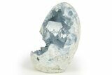 Free-Standing Crystal Filled Celestine Geode - Madagascar #303865-2